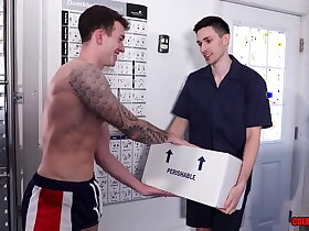 Kane Fox Drops off an Extra Large Package in Finn August's Ass RAW