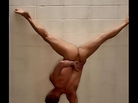 Naked Yoga Handstands with Defiant Again