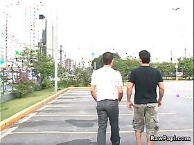 Latin Pool Bareback Scene