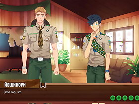 Game: Friends Camp, episode 55 - What should a scout be like? (russian voiceover)