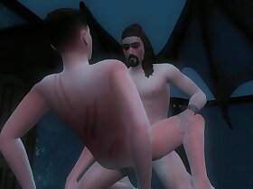 Vampiro Mestre seduz sua presa e o transforma em filhote de vampiro