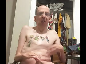 Handicap man playing with himself