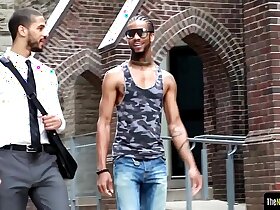 Ebony amateur assfucking handsome latino stud