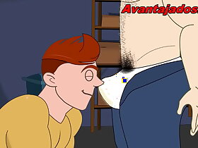 Desenho Gay Sexo Sujo na Faculdade