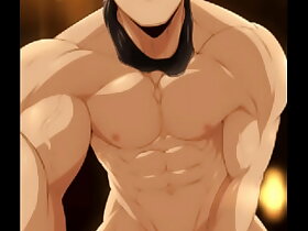 Gojo Satoru masturbandose