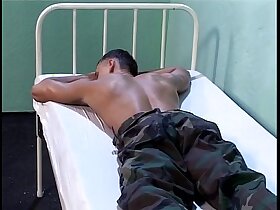 soldier absent without leave arrested and fucked takes cum in mouth