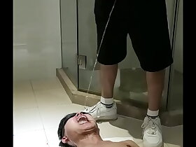 Asian piss spit