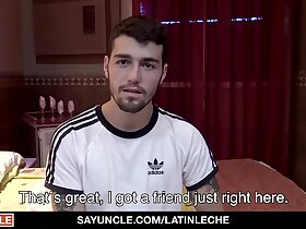 LatinLeche - Cute Latin Guy Enjoying Big Hard Cock