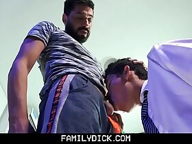 FamilyDick - Stepdad Punishes His Boy By Plowing His Asshole Raw