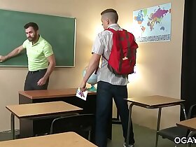 Hairy Teacher Fucks His Gay Student