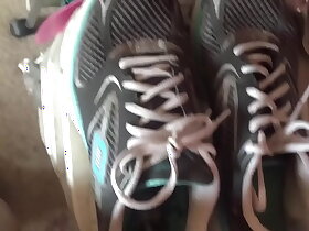 pissing in my wife's tennis shoes