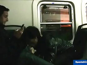 Str8 Dude Serviced on a Train