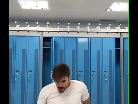 Public Locker Room Wank