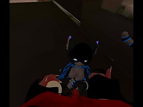 owner lets pet enjoy their treat