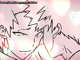 Bakugo folla a Kirishima después de besarlo