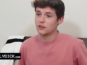 Innocent Teen Boy Gets His Perfect Round Butt Spanked For His Bad Grades By His Strict StepFather