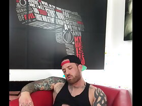 Jordan Levine Jerking on Couch