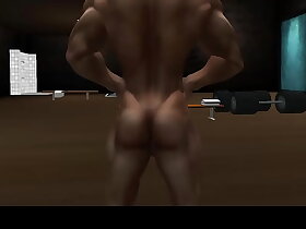 Shaggers workout and wank